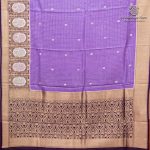 Fancy Satin Sarees - Medium Purple SASFS36441 - Image 4
