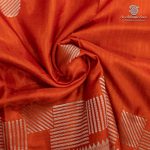 Fancy Satin Sarees - Bright Orange SASFS36448 - Image 2