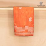Fancy Satin Sarees - Bright Orange SASFS36448