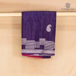 Fancy Satin Sarees - Dark Violet SASFS36449