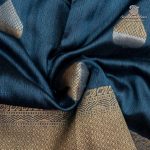Fancy Raw Silk Saree - Greyish Blue SASFS36452 - Image 2