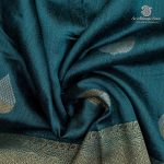Fancy Raw Silk Saree - Teal SASFS36454 - Image 2