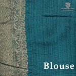 Fancy Raw Silk Saree - Teal SASFS36454 - Image 3