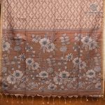Fancy Tussar Sarees - Otter Brown SASFS36456 - Image 4