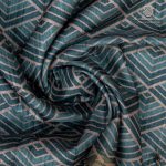 Fancy Tussar Sarees - Cadet Blue SASFS36458 - Image 2