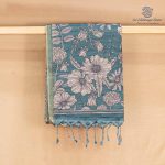 Fancy Tussar Sarees - Cadet Blue SASFS36458