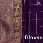 Fancy Satin Sarees - Medium Purple SASFS36471 - Image 3