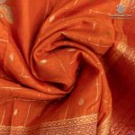 Fancy Satin Sarees - Coral Orange SASFS36472 - Image 2