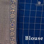 Fancy Satin Sarees - Steel Blue SASFS36473 - Image 3