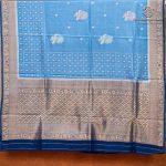 Fancy Satin Sarees - Steel Blue SASFS36473 - Image 4
