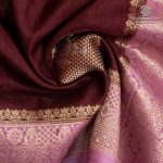 Fancy Satin Sarees - Very Dark Brown SASFS36475 - Image 2