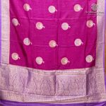 Fancy Satin Sarees - Dark Majenta SASFS36476 - Image 4