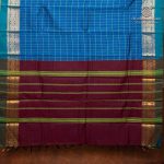 Chettinad Cotton Sarees - Blue Grotto SASC36488 - Image 3