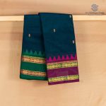 Chettinad Cotton Sarees - Dark Teal Green SASC36491