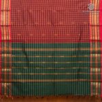 Chettinad Cotton Sarees - Medium Maroon SASC36492 - Image 3