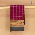 Chettinad Cotton Sarees - Burgundy SASC36494