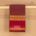 Chettinad Cotton Sarees - Medium Maroon SASC36500