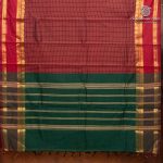 Chettinad Cotton Sarees - Medium Maroon SASC36500 - Image 3