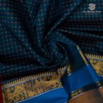 Chettinad Cotton Sarees - Royal Blue SASC36504 - Image 2