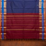 Chettinad Cotton Sarees - Royal Blue SASC36504 - Image 3