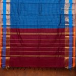 Chettinad Cotton Sarees - Blue Grotto SASC36507 - Image 3