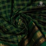 Chettinad Cotton Sarees - Dark Green SASC36508 - Image 2