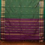 Chettinad Cotton Sarees - Dark Green SASC36508 - Image 3