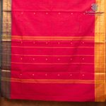 Chettinad Cotton Sarees - Red Pink SASC36514 - Image 3