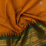 Chettinad Cotton Sarees - Mustard Yellow SASC36518 - Image 2