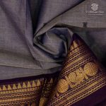 Chettinad Cotton Sarees - Dual Shade Grey SASC36519 - Image 2