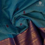 Chettinad Cotton Sarees - Dual Shade Light Blue SASC36520 - Image 2