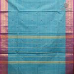 Chettinad Cotton Sarees - Dual Shade Light Blue SASC36520 - Image 3