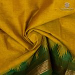 Chettinad Cotton Sarees - Lime Yellow SASC36522 - Image 2