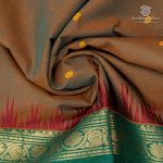Chettinad Cotton Sarees - Dual Shade Green SASC36526 - Image 2