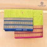 Chettinad Cotton Sarees - Parrot Green SASC36527