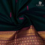 Chettinad Cotton Sarees - Dark Green SASC36530 - Image 2