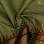 Chettinad Cotton Sarees - Pista Green SASC36533 - Image 2