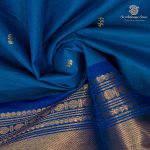 Chettinad Cotton Sarees - Blue Grotto SASC36534 - Image 2