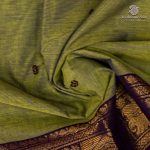 Chettinad Cotton Sarees - Violetish Green SASC36537 - Image 2