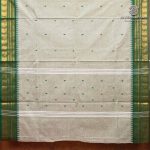 Chettinad Cotton Sarees - Greenish Grey SASC36538 - Image 3