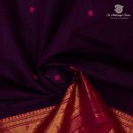 Chettinad Cotton Sarees - Dark Purple SASC36539 - Image 2