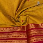 Chettinad Cotton Sarees - Mustard Yellow SASC36542 - Image 2