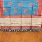 Fancy Tussar Sarees -  Smalt Blue SASFS36548 - Image 4