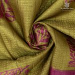 Fancy Tussar Sarees - Yellowish Green SASFS36550 - Image 2