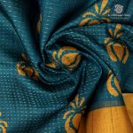 Fancy Tussar Sarees -  Teal SASFS36553 - Image 2