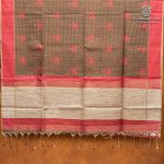 Fancy Tussar Sarees -  Army Green SASFS36554 - Image 4