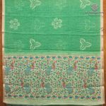 Fancy Tussar Sarees - Apple Green SASFS36565 - Image 4