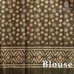 Fancy Tussar Sarees - Army Green SASFS36572 - Image 3