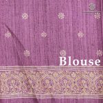Fancy Tussar Sarees - Dark Lilac SASFS36578 - Image 3
