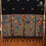 Jamdani Sarees - Black SASFS36587 - Image 4
